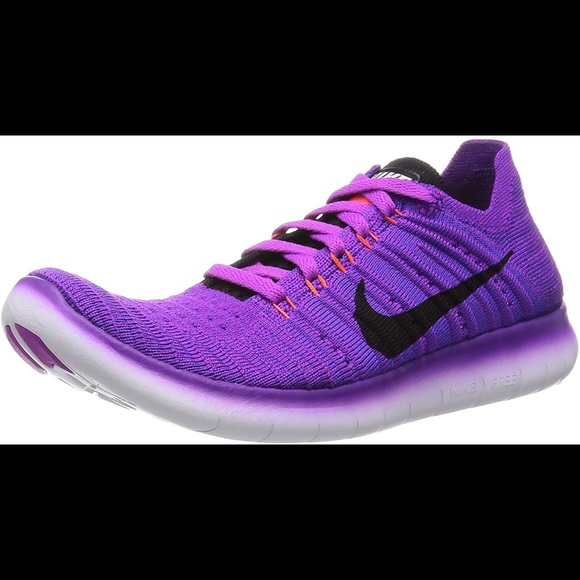 nike free rn flyknit purple